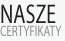 Nasze certyfikaty